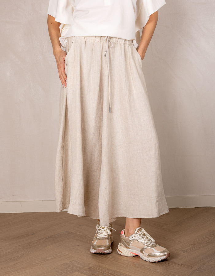 Aimee The Label lange rok beige