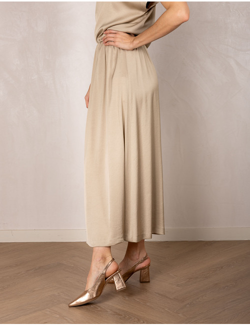 Drykorn lange rok taupe