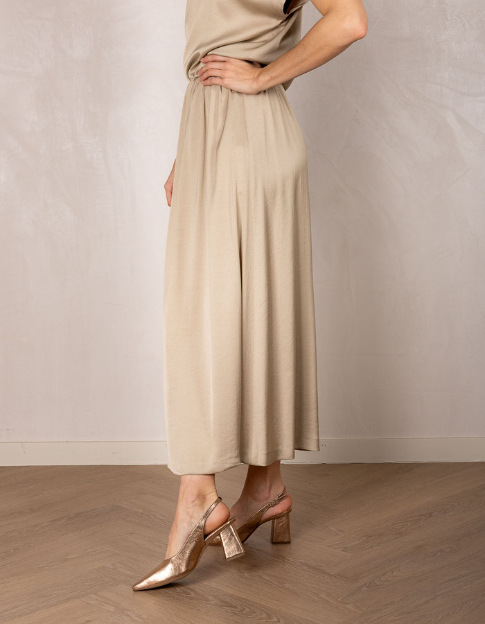 Drykorn lange rok taupe