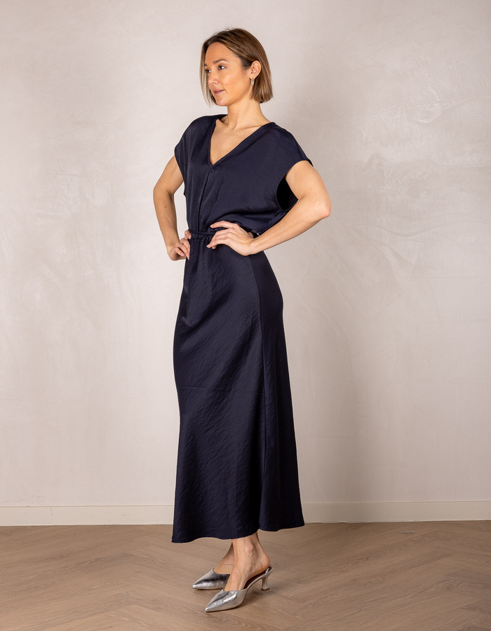 Beaumont lang kleed blauw