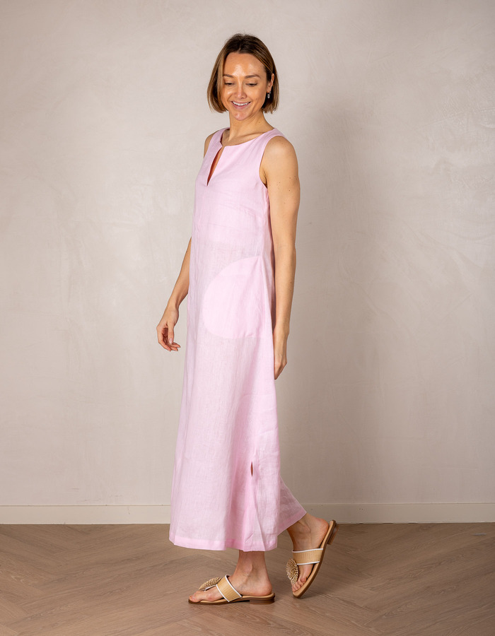 Due Amanti lang kleed roze