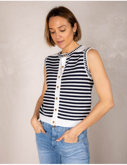 Rene Derhy gilet wit