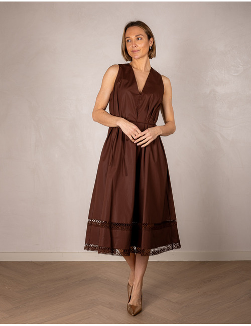 Twinset lang kleed bruin