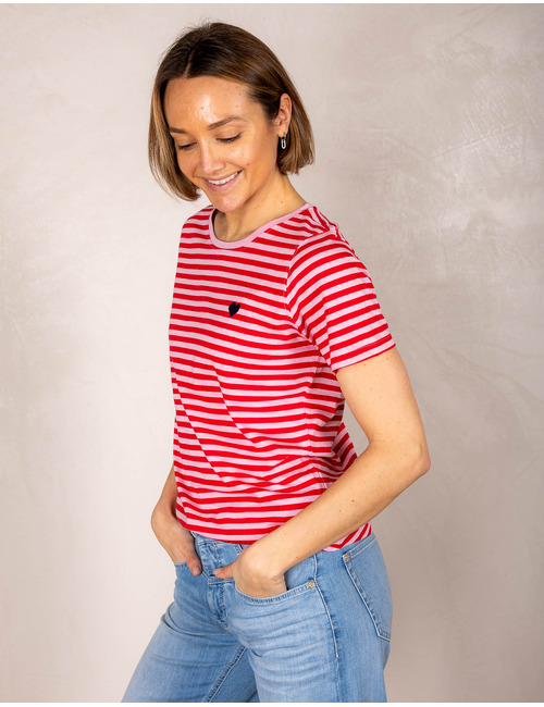 Freequent t-shirt rood