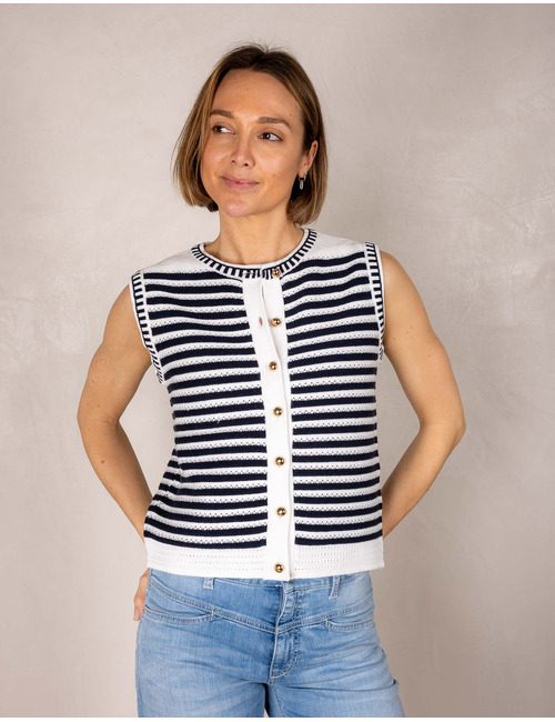 Rene Derhy gilet wit