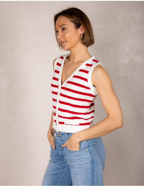 Rene Derhy gilet rood