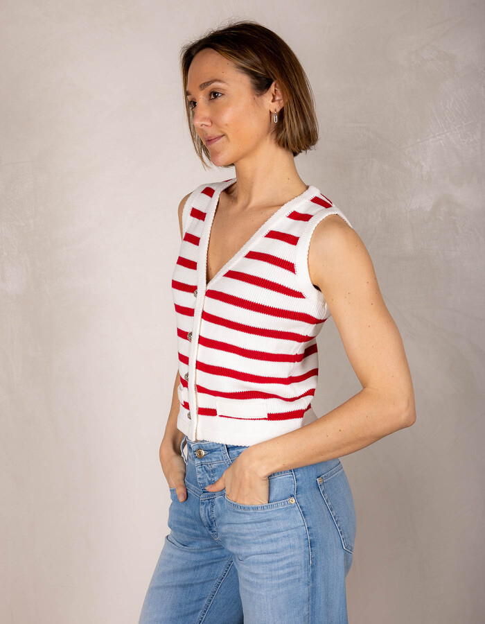 Rene Derhy gilet rood