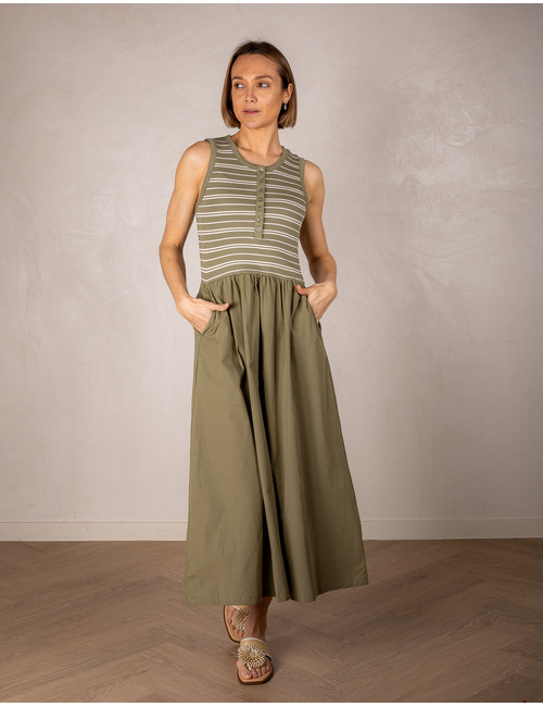 The Shirt Projects lang kleed kaki