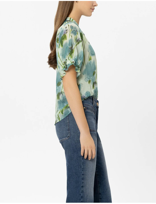 Luisa Cerano 3/4 mouw bloes groen