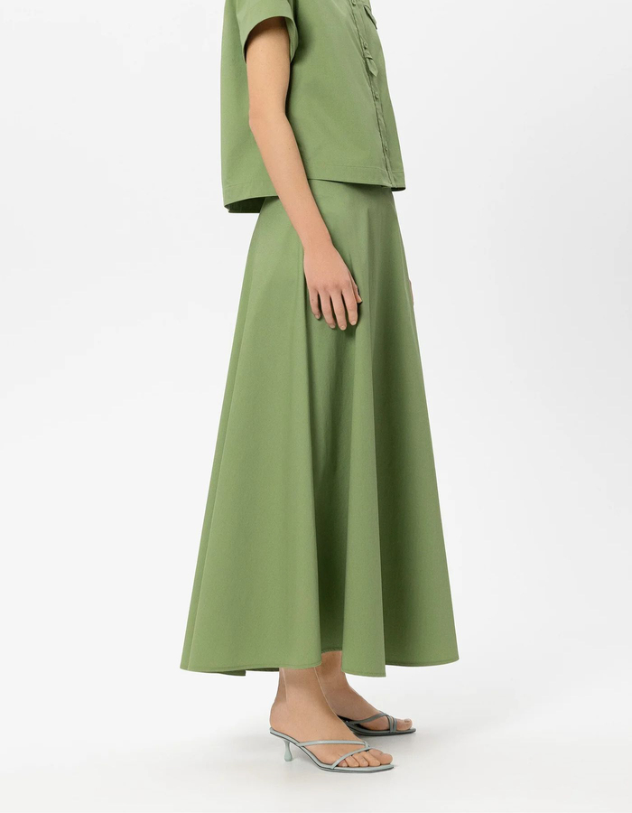 Luisa Cerano midi rok groen