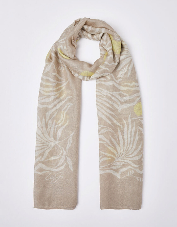 Zebra print sjaal met subtiele glans