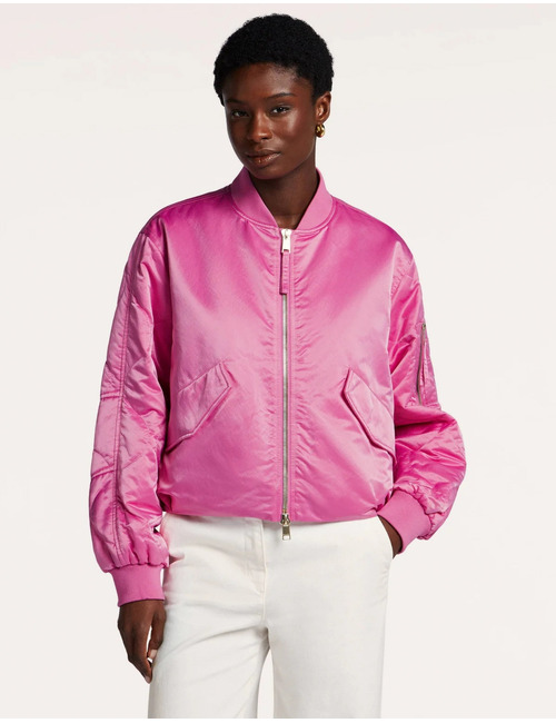 Hady - gewatteerde bomber in bright rose