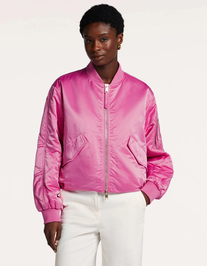 Hady - gewatteerde bomber in bright rose