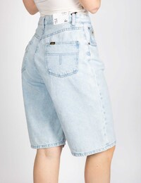 Camille - Bermuda jeans met mid-rise taille en relaxte pasvorm