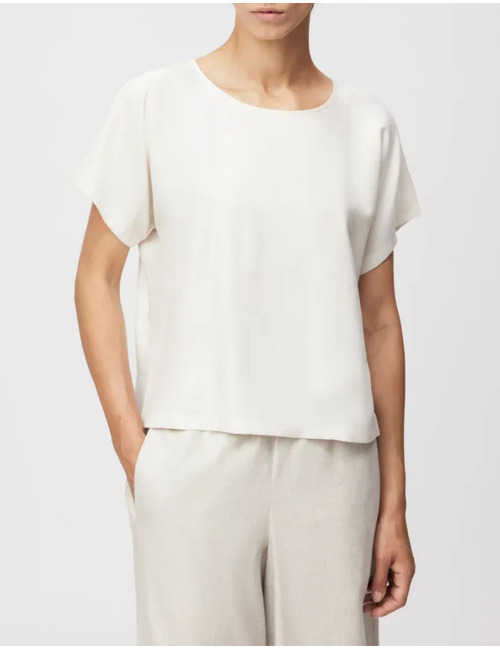 CORAMY - casual blouse in cupro katoenmix