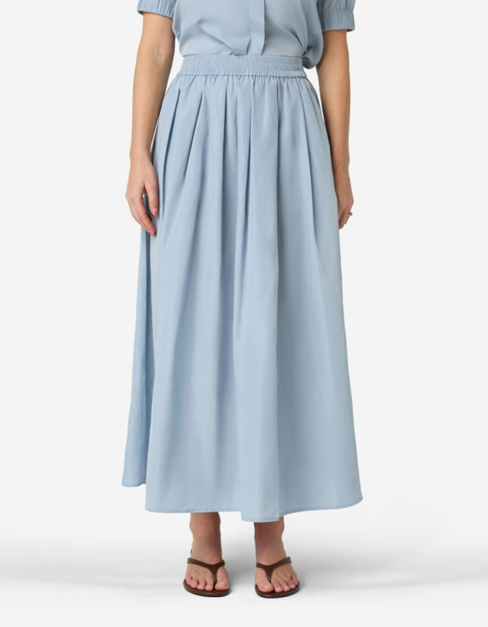 Ibana lange rok blauw