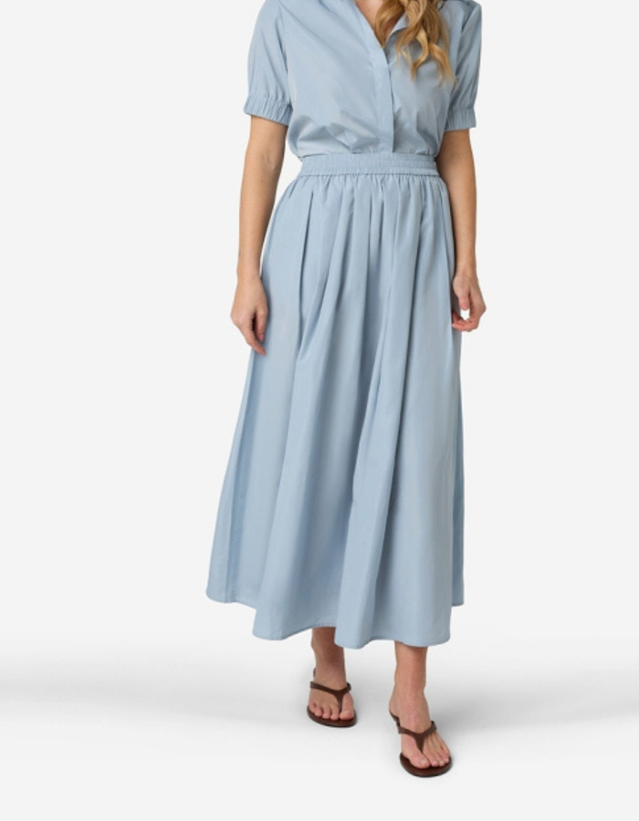 Ibana lange rok blauw