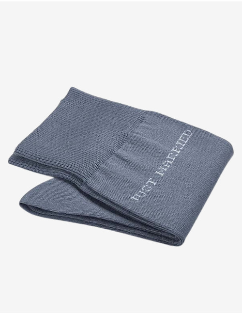 Katoenen sokken met Just Married detail blauwgrijs