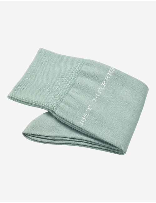 Katoenen sokken met Just Married detail mint