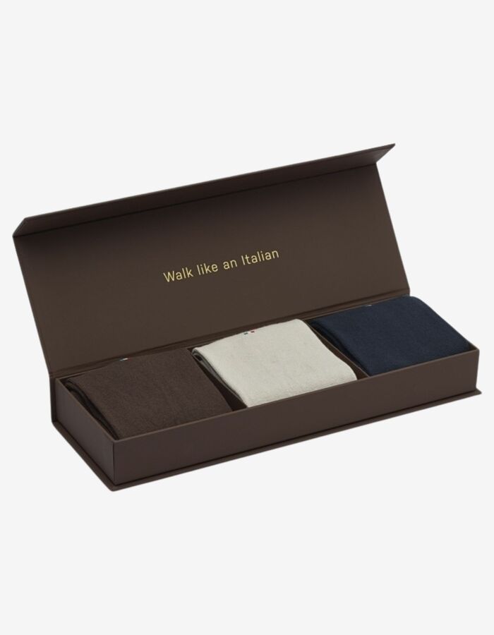 Geschenkbox sokken 3-pack katoen
