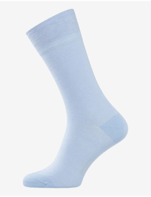 Katoenen sokken Egyptisch katoen lichtblauw