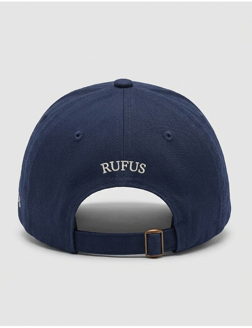 RUFUS baseball cap met borduurlogo donkerblauw