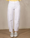 Elin - Witte broek met rechte pijp en comfortabele fit