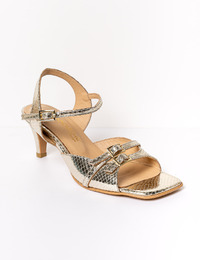 Babouche sandaal goud