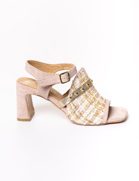 Babouche sandaal goud