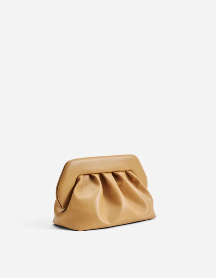 Themoirè handtas beige