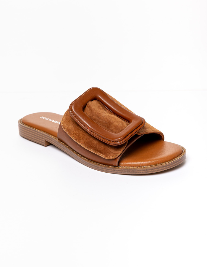 Noa Harmon platte sandalen cappuccino