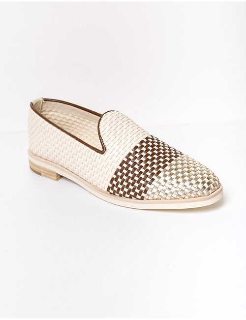 Pertini mocassin met hak wit