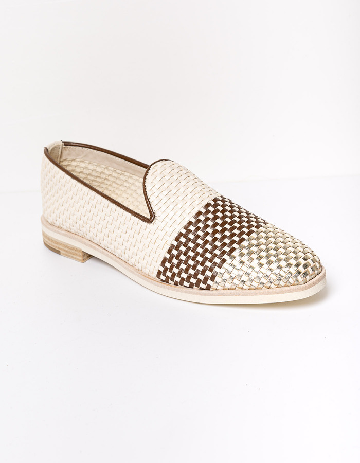 Pertini mocassin met hak wit