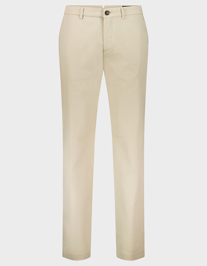 Chino met stretch modern fit zand