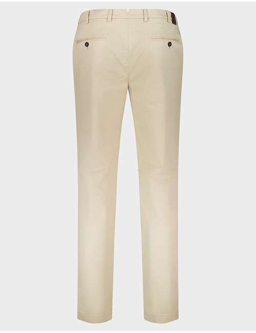 Chino met stretch modern fit zand