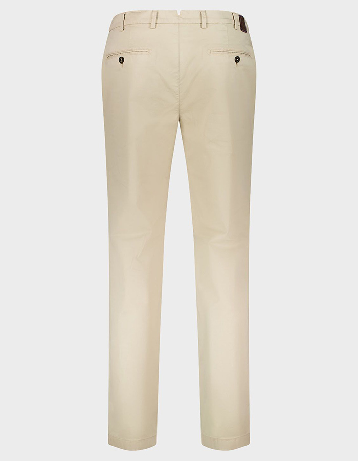 Chino met stretch modern fit zand