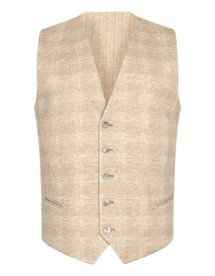 DiWesley 261662  gilet met stretch beige
