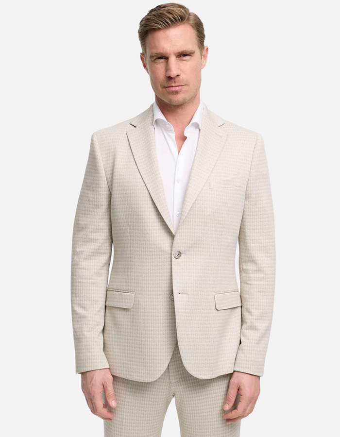 DiNick 261655  blazer met stretch beige