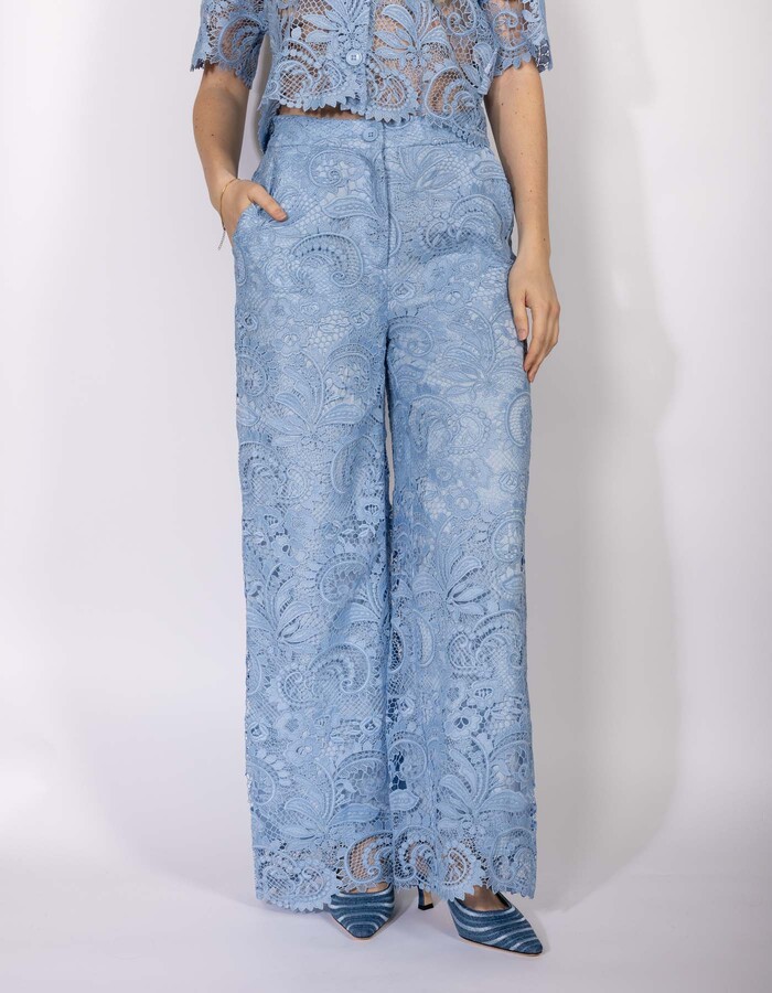 Rene Derhy broek blauw