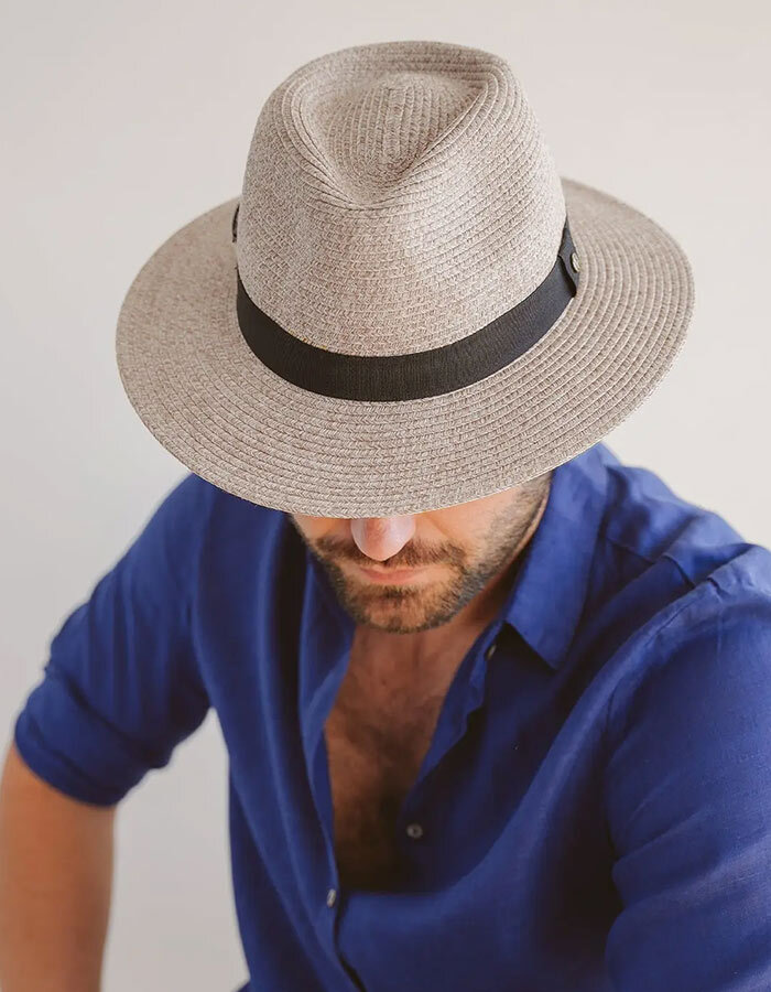 Pana Mate Fedora zonhoed met UPF50+ zand