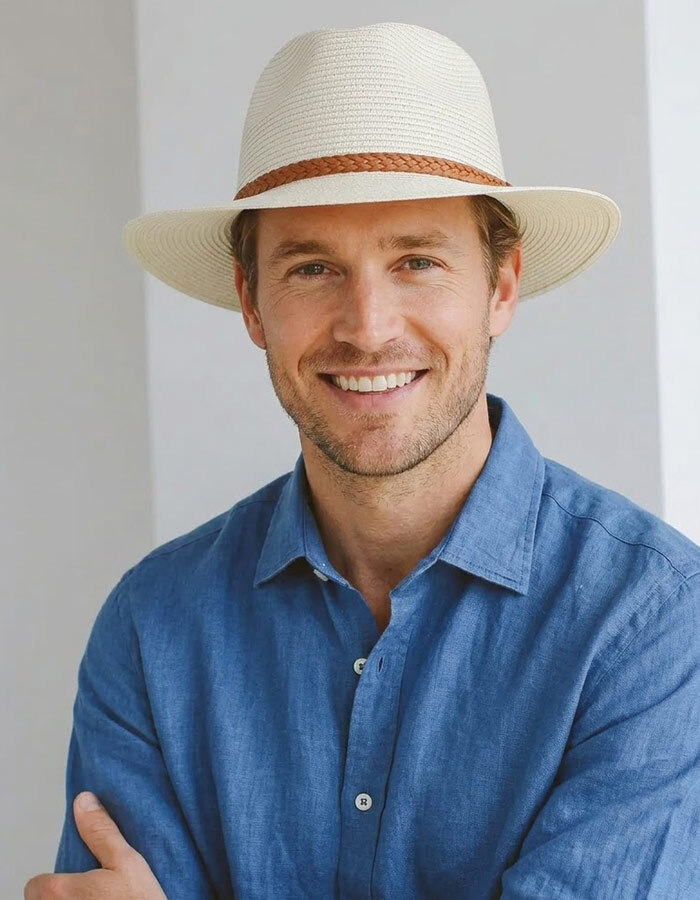 Gerry Fedora zonhoed met UPF50+ ivoor