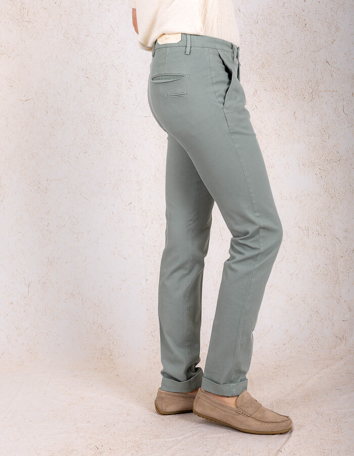 Briglia modern fit broek groen