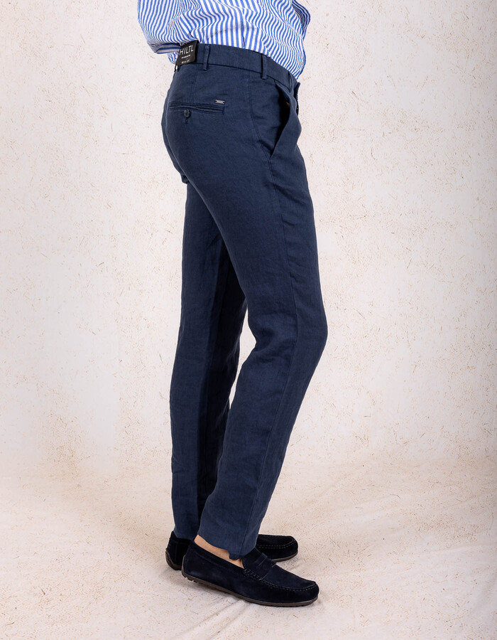 Hiltl slim broek blauw