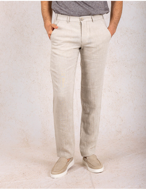 Hiltl slim broek beige
