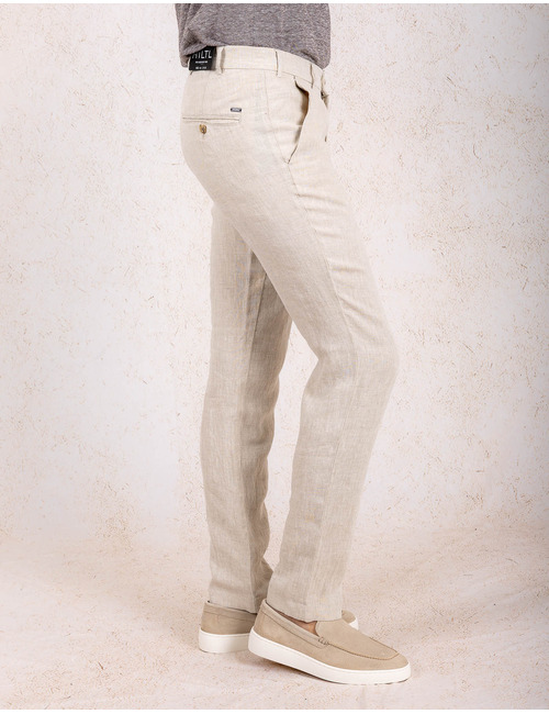 Hiltl slim broek beige