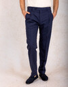 Berwich modern fit broek blauw