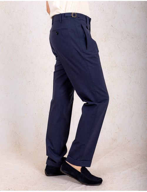 Berwich modern fit broek blauw