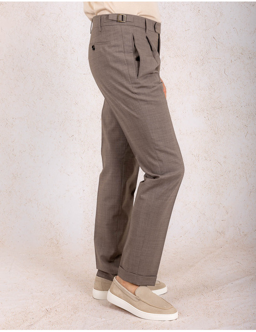 Berwich modern fit broek grijs