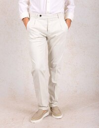 Berwich modern fit broek bruin