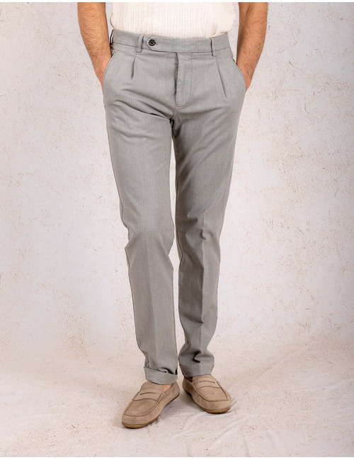 Berwich modern fit broek groen